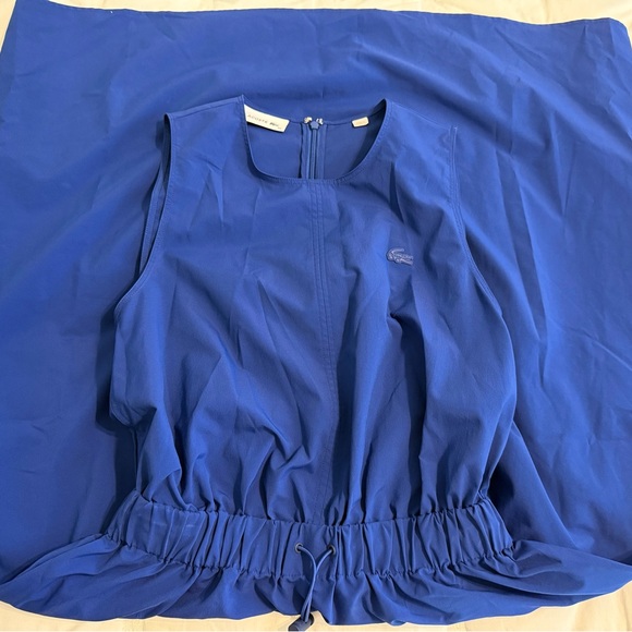 Lacoste Dresses & Skirts - Lacoste Elasticized Waist Open Back Tank Top Dress size 34